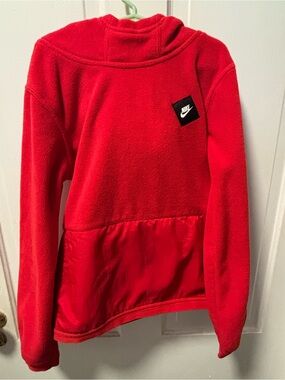 Nike Red Therma-FIT Fleece Hoodie